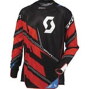 Men&#039;s scott jersey 450 commit black/red/yellow size large