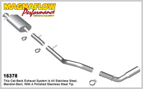 Magnaflow 16378 ford truck expedition stainless cat-back system exhaust