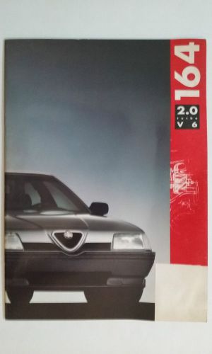 Alfa romeo 164  catalogue / brochure - v6 2.0