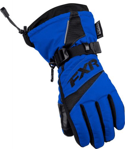 Fxr helix youth race gloves blue