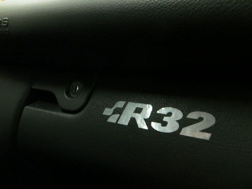 2pcs dashboard badge decal sticker volkswagen vw golf *r32*