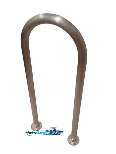 36&#034; aluminum handrail handle -grab bar-marine docks, decks, boats, pool, hot tub