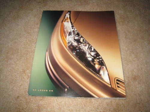 1994 lexus es300 es 300 sales brochure deluxe dealer literature