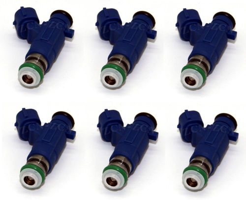 6 fuel injectors for nissan patrol gu tb48de 4.8l