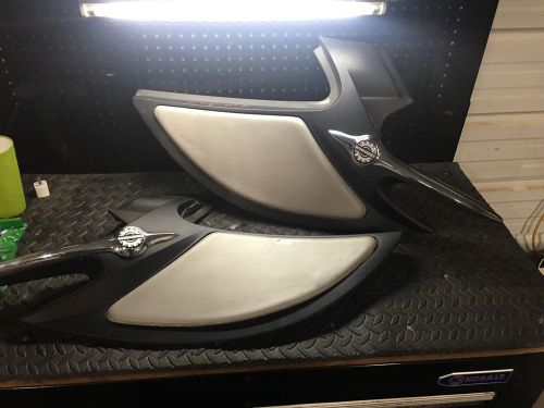 2001 seadoo gtx 951 947 di right &amp; left side panels pads knee pads grey silver