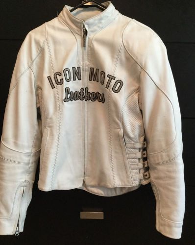 Buy Women's Icon Moto Motorcycle Jacket, Bombshell Large in Fort George ...