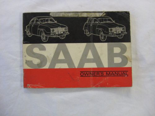 Saab ninety six (96-5) sedan and wagon owner&#039;s manual