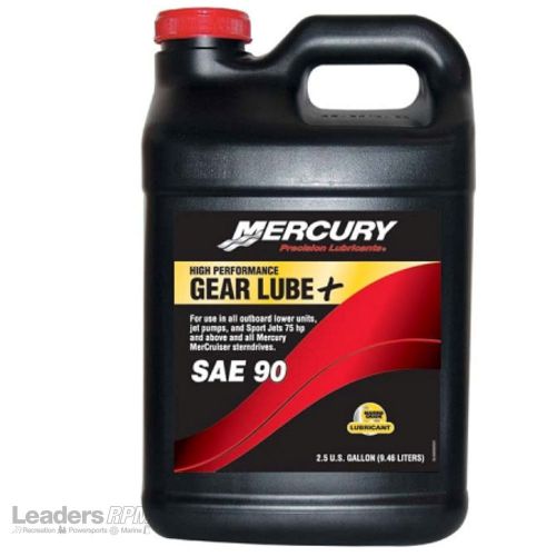 Mercury mercruiser new oem marine high performance gear lube sae 90 2.5 gallon