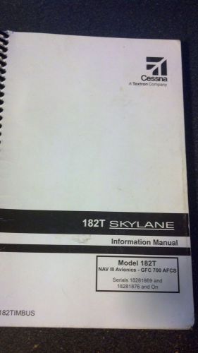 Cessna 182t information manual