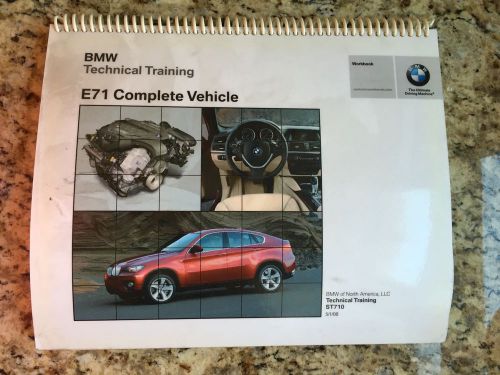 Bmw technical training manual - e71 complete vehicle st710 dealer manual