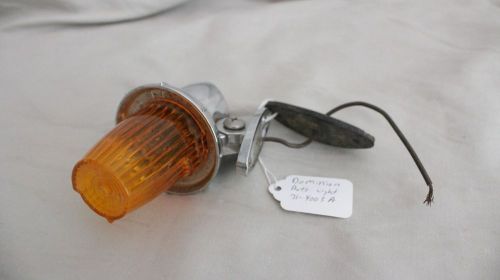 Vintage dominion/signalstat amber cab marker light