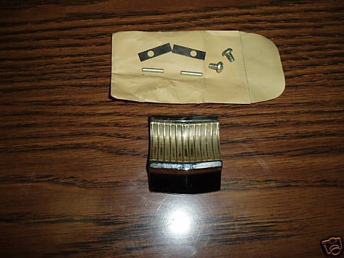 Nos 1959 ford key lock cover flapper trunk cylinder door fits club &amp; town sedans