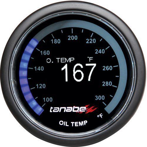 Tanabe revel vsl 52mm 100-300 deg f digital oled oil temperature gauge 1tr1aa003