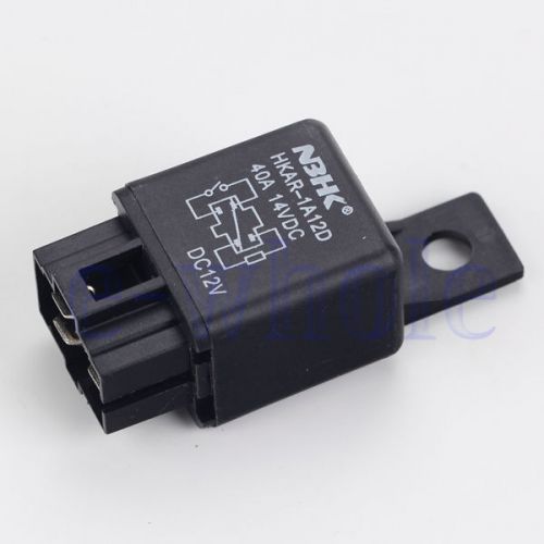 1x plastic dc 12v 40a 1 no 4 pins socket automotive truck car relay hm