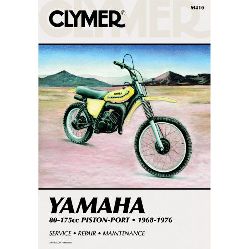 Clymer yamaha 80-175cc piston-port 1968-1976  m410