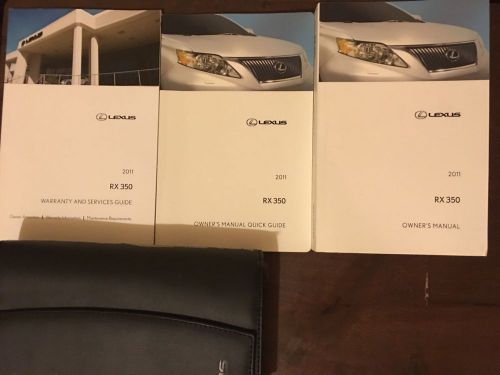 2011 lexus rx 350 owners manual