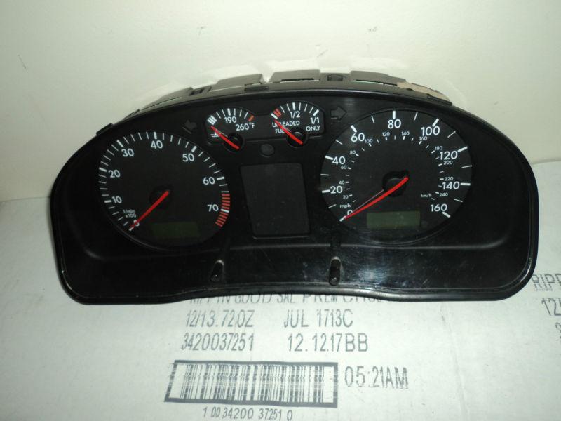 99 00 01 volkswagen passat   gauge cluster 