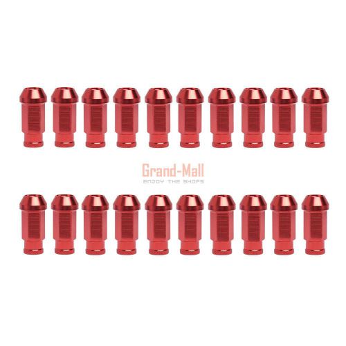 20pcs red d1-spec jdm racing wheel lug nuts m12x1.5 for honda civic acura