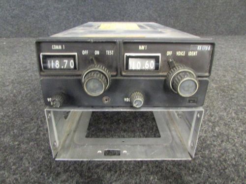 King radio corp kx 170b nav / comm system w/ tray &amp; mods  p/n 069-1020-00