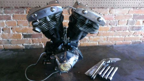 1977 harley shovelhead motor 74 1200 engine 1970-78 flh flt fxe big twin panhead