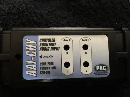 Chrysler auxiliary audio input pac aai-chy 2005-2008