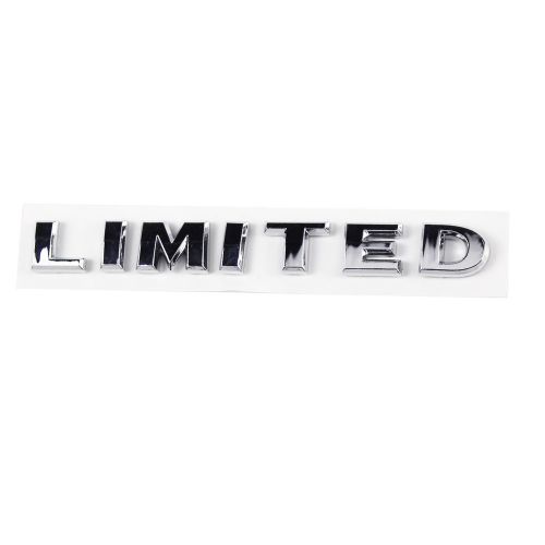 Silver badge limited emblem 3d logo sticker for liberty cherokee jeep grand