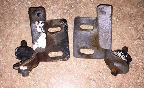 Original jaguar xke bonnet lock brackets and pins hood