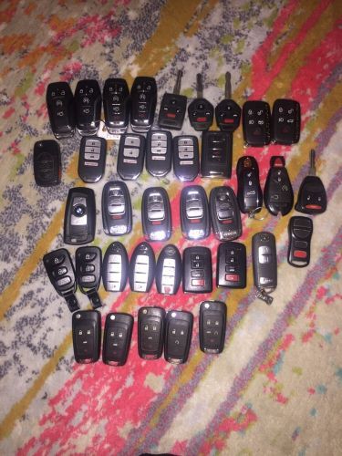 Locksmith lot of assorted smart key fob remotes all oem genuine