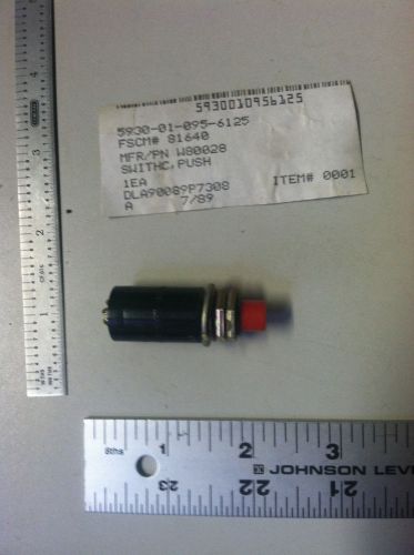 Aviation push switch p883r helicopter submarine tank 5930-01-095-6125 new k0314