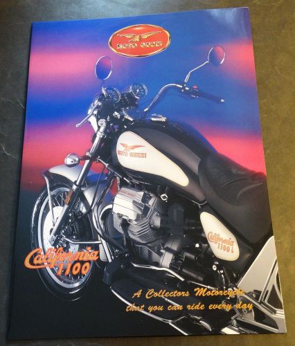 1996 moto guzzi motorcycle california 1100 sales brochure 6 pages nice  (438)