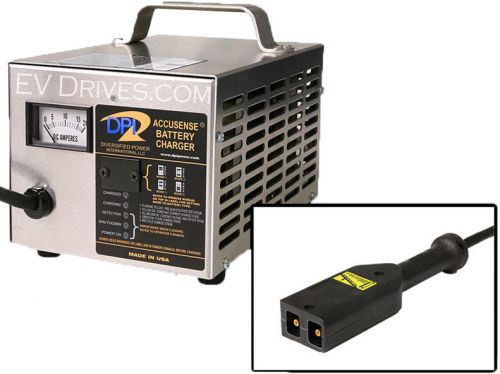 Dpi golf cart charger 42v ez-go txt (powerwise d-style) connector - accusense