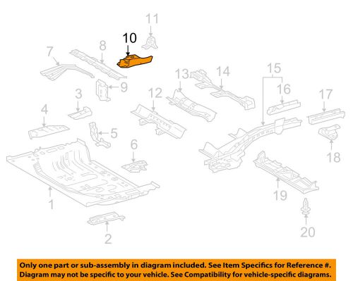 Lexus toyota oem 2015 nx300h floor rails-rear-battery tray 5831978010