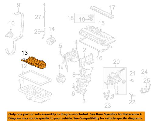 Honda oem engine parts-baffle plate 11221pr3000