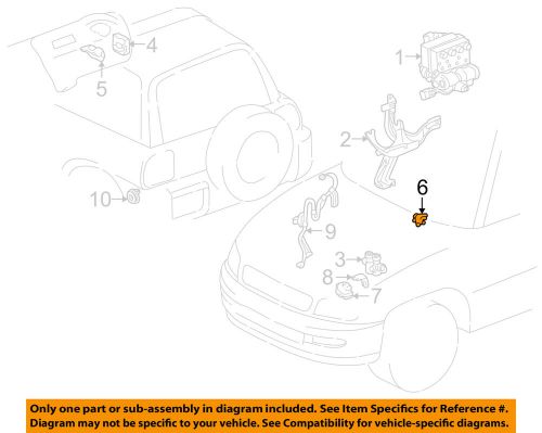 Toyota oem 97-00 rav4 anti-lock brakes-g-sensor 8944130040