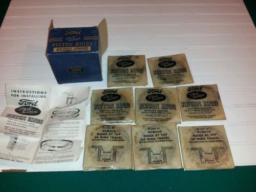 Ford flathead piston rings for steel piston # 81as-6149-e standard, 85hp.