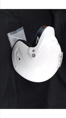 New zamp racing helmet large white sa2010 rz-15h open face off road