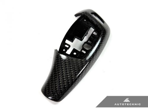 Autotecknic carbon fiber automatic gear selector shift cover - f15 x5