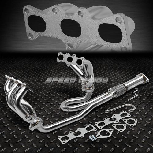 Stainless steel racing header exhaust manifold 93-97 ford probe/mazda mx6 2.5 v6