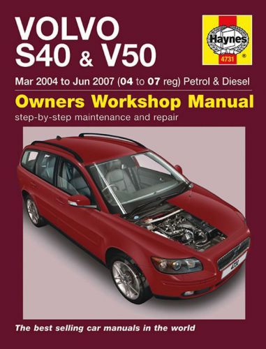 Volvo s40 &amp; v50 repair manual: 2004-2007 (04 to 07 registration) petrol &amp; diesel