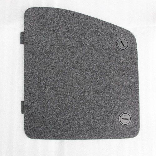 06-10 vw passat cc left trunk battery door upholstery access panel 3.6l b6 grey