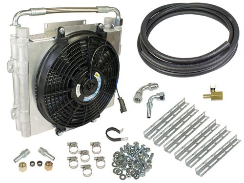 Bd diesel 1030606-ds-12 xtrude double stacked transmission cooler kit