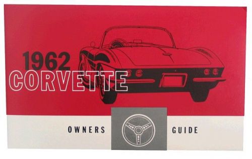 1962 corvette owner&#039;s manual