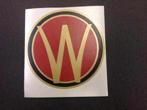 Willys decals jeep wagon, truck, willys overland.  2 inch diameter