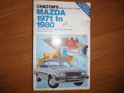 1971-1980 mazda rx-2, rx-3, rx-4 rotary cosmo 808 glc service manual s102, s124