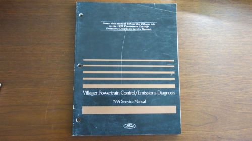 1997 ford mercury villager powertrain control emissions diagnosis service manual