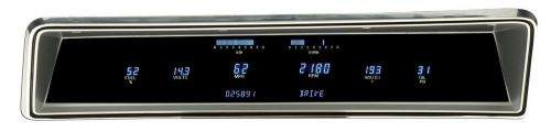 Dakota digital dash 67 chevy nova gauge cluster reproduction bezel vfd3-67c-nov