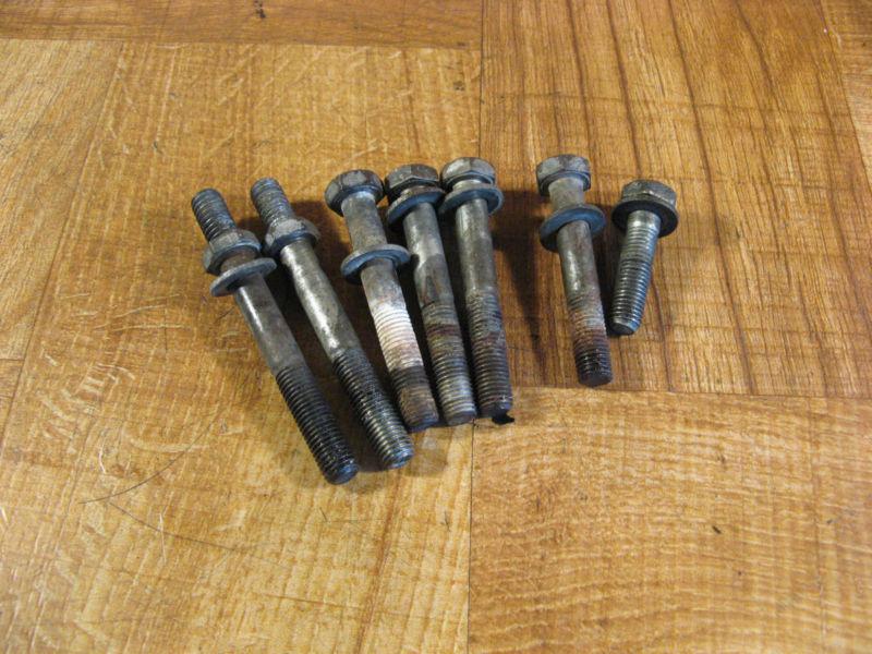 79-80 harley sportster ironhead rear rocker-box-arm cover bolts oem-80