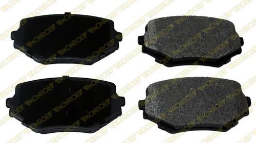 Monroe fx680 brake pad or shoe, front-monroe prosolution semi-metallic brake pad