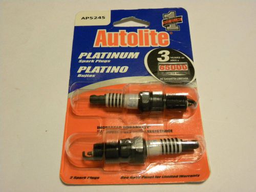 Autolite ap5245 platinum spark plugs - pack of 2