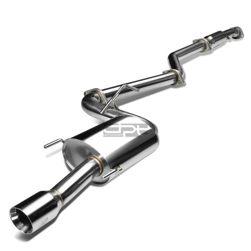 J2 for 93-97 corolla e100 3.5&#034;rolled tip muffler stainless steel catback exhaust